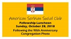 ASSC Fellowship Luncheon - October 28, 2018
