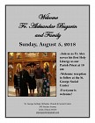 Welcome Fr. Aleksandar Bugarin & Family - August 2018